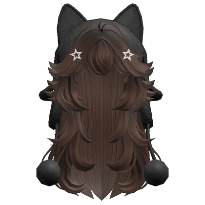 Wolfcut Hair w/ Cat Ushanka in Brown