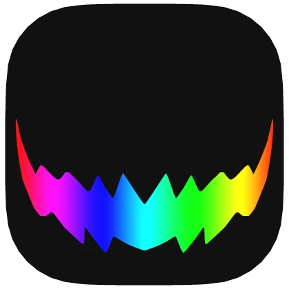 Rainbow Cartoony Smile