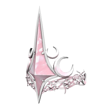 Royal Pink Quartz Starlight Crown