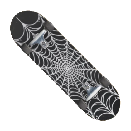 black spider web skateboard