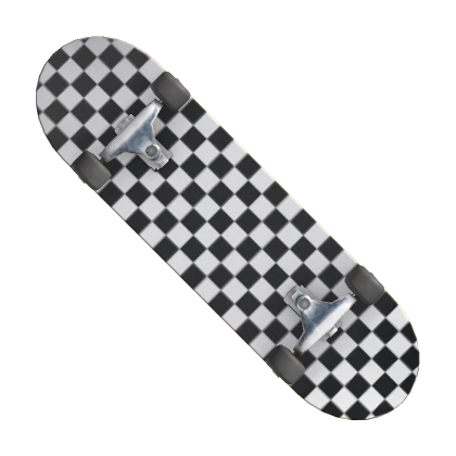 checkerboard skateboard