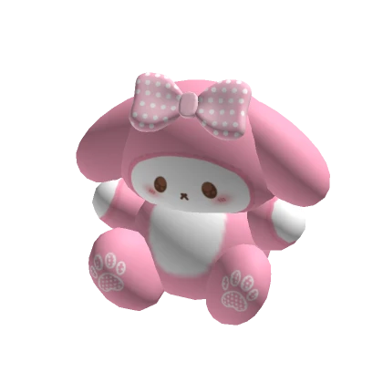 ♡ baby bunny plushie (holdable)