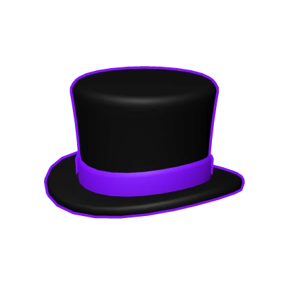 Cartoony Purple Top Hat