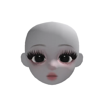 Ghost girl doll head ( black )