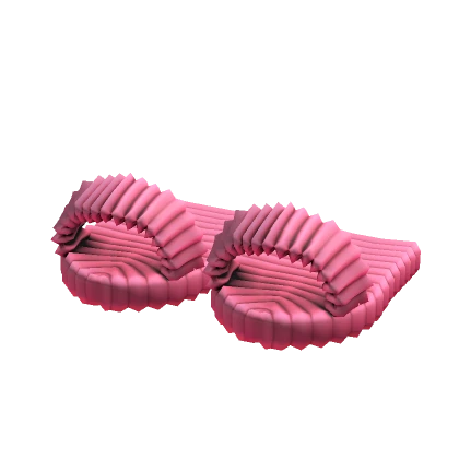 CB Plush Slides In Pink