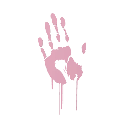 Pink Camo Hand Print