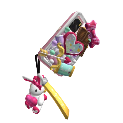 Kawaii Pink Decoden Heart Phone