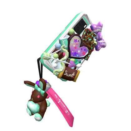 Kawaii Mint Choco Decoden Phone