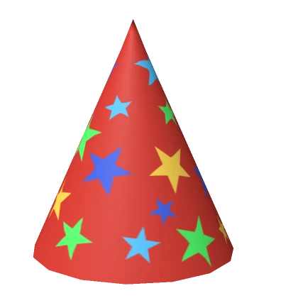 Red Starry Party Hat