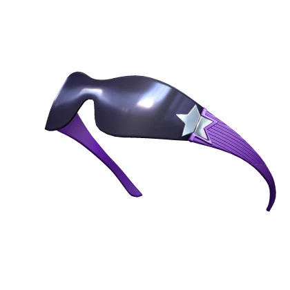 Raised Luxury Star Shades Purple