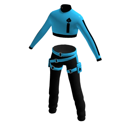 Blue Tactical Outfit