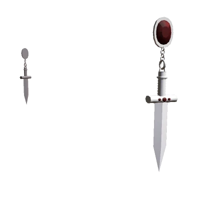 Victorian Knife Earrings