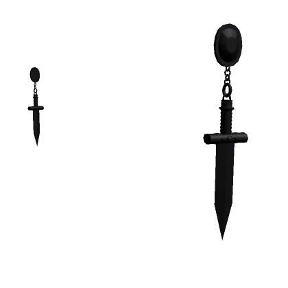 Goth Knife Earrings