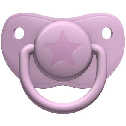 Baby Pink Star Pacifier