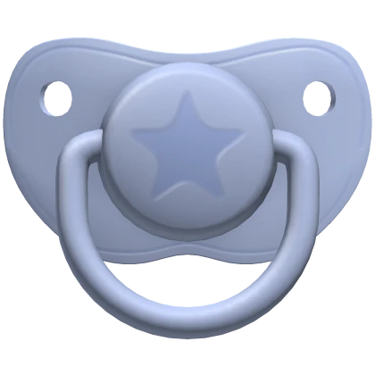 Baby Blue Star Pacifier