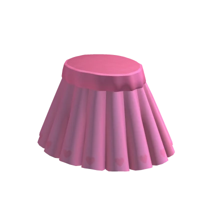 Pink Mid Waist Mini Skirt