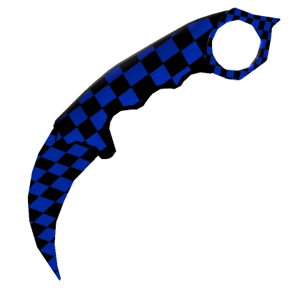 Basic Karambit Knife - Blu Error Style