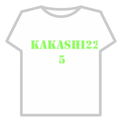 kakashi22's football shirt