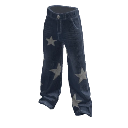 Baggy Y2K Jeans w/ Stars