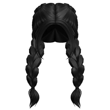 Cute French Braids (Black)