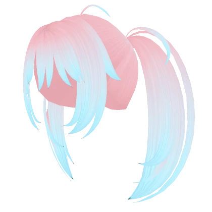 Pink and Blue Miku Anime Hair (Shining)