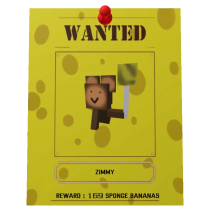 Zimmy Wanted Poster