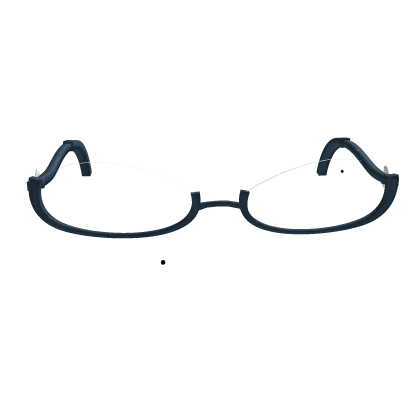 Low eye glasses + beauty mole (blue)