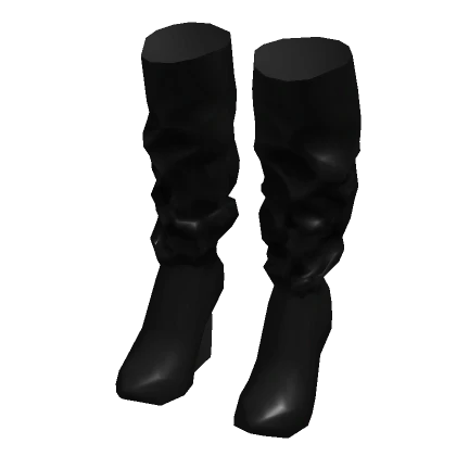 Scrunched diva Boots (Black)