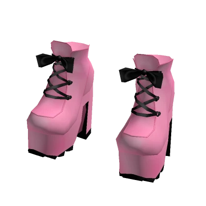 Vamp Boots Ankle Version (Pink)