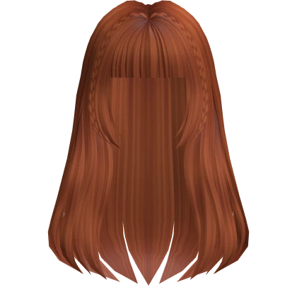 Soft Flowy Straight Long Hair (Ginger)