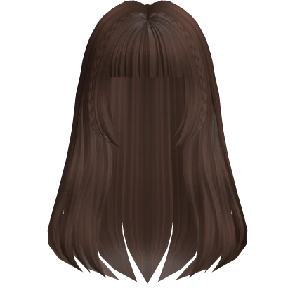 Soft Flowy Straight Long Hair (Brown)