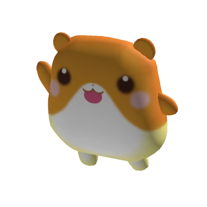 kawaii silly happy hamster friend plushie