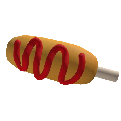 kawaii yummy ketchup corndog hairclip