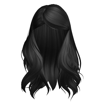 Soft Wavy Long Hair (Black)