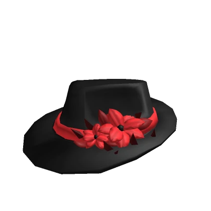 Black Sakura Fedora