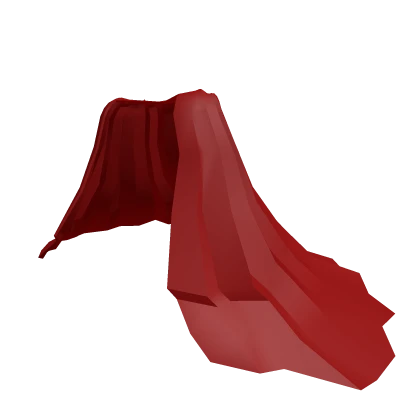 Dark Red Long Full Drag Train Skirt