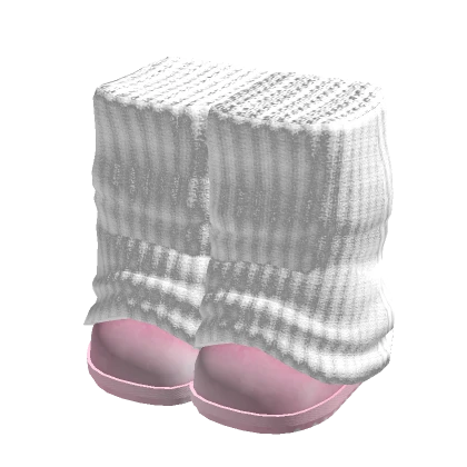 ♡ boots with leg warmers (pink) v2