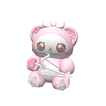 Valentines Day Cupid Bear Plush