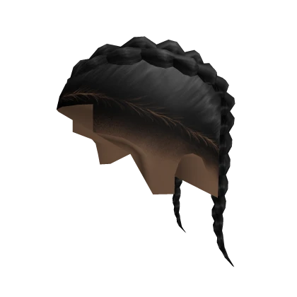 Twin Braids Black