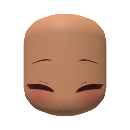 Kawaii! Nyan-Nyan Girl Face (Mocha)