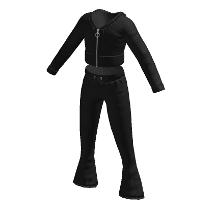 ʚ y2k tracksuit outfit black