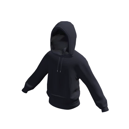 Hoodie (Hood Up) Navy