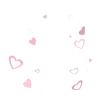 Kawaii Heart Confetti