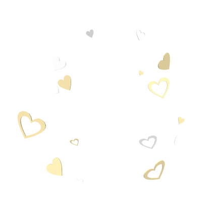 Yellow Heart Confetti