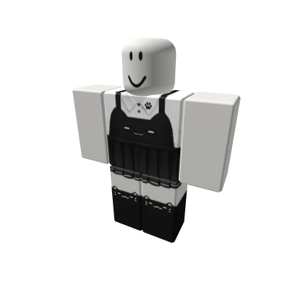 ^._.^ Black Kawaii Cat Overall Dress 