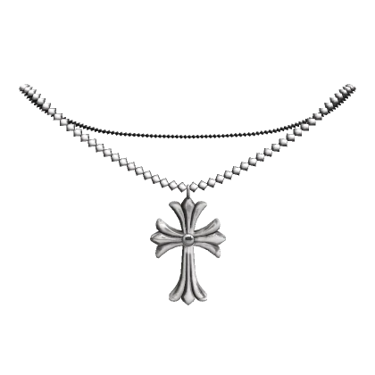 Chrome Cross Bead Necklace [1.0]