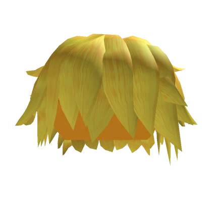 Yellow Anime Hair