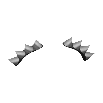 Black Punk Spike Hair Clips