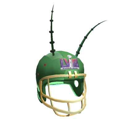 Super Bowl LVIII Plankton Football Helmet