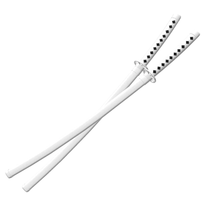 Sheathed Back Katanas